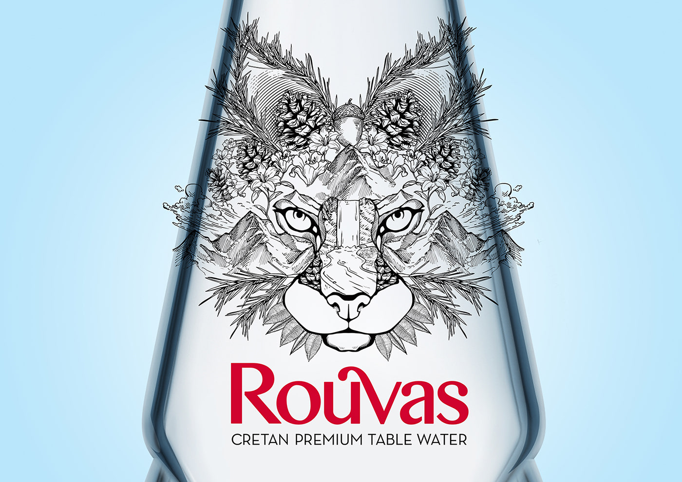 Rouvas高端水包裝設計