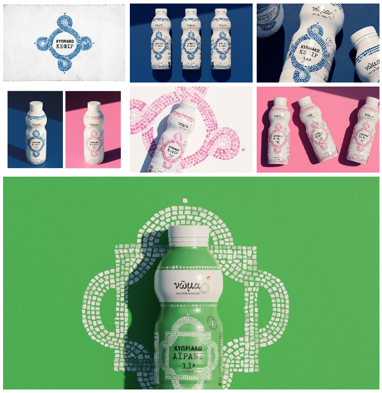 Lidl 的 Noma Kefir傳統(tǒng)乳制品包裝設計的現(xiàn)代演繹