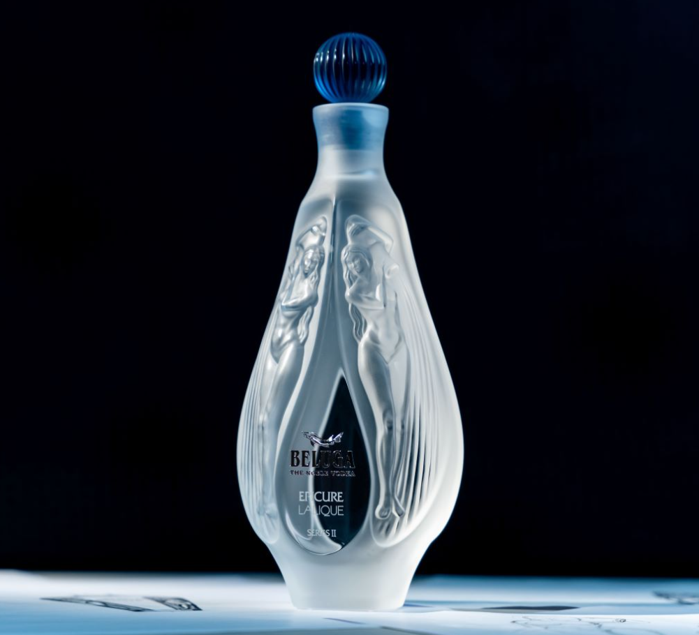 Lalique 和 Beluga 推出 Beluga Epicure Series II，合作推出伏特加包裝設(shè)計(jì)