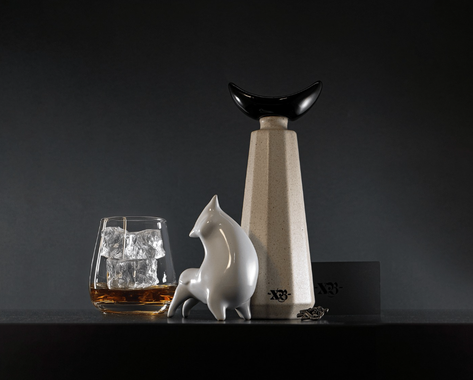 龍舌蘭酒紀(jì)念瓶設(shè)計(jì)：海伊工作室（Hi Estudio）設(shè)計(jì)的布拉米多（Bramido）龍舌蘭酒限量版酒瓶，致敬十年卓越歷程。
