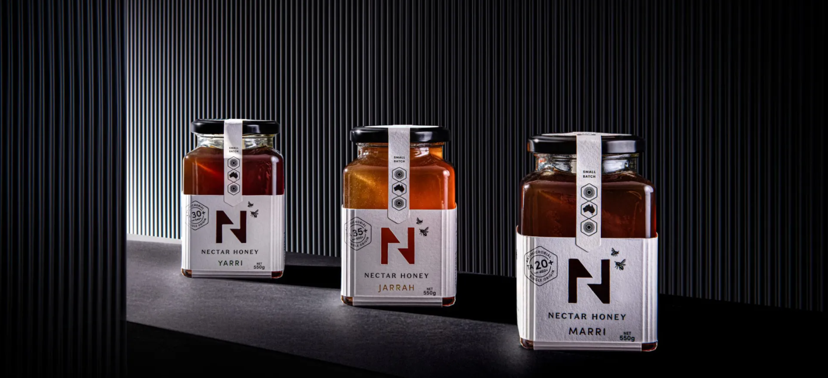 Dessein 設(shè)計(jì)的 Nectar Honey 高端蜂蜜包裝設(shè)計(jì)：以極簡(jiǎn)主義的優(yōu)雅提升